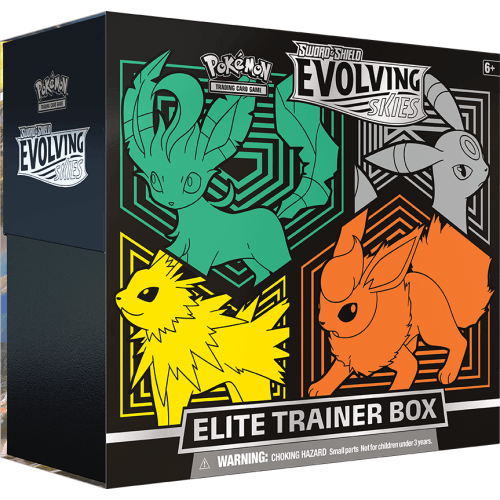 Pokemon Evolving Skies Elite Trainer Box - Leafeon Umbreon Jolteon Flareon