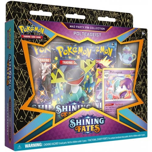 Pokemon Shining Fates Mad Party Pin Collection Polteageist