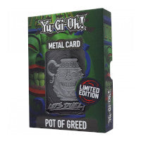 Yugioh Pot of Greed Limited Edition Metal Card