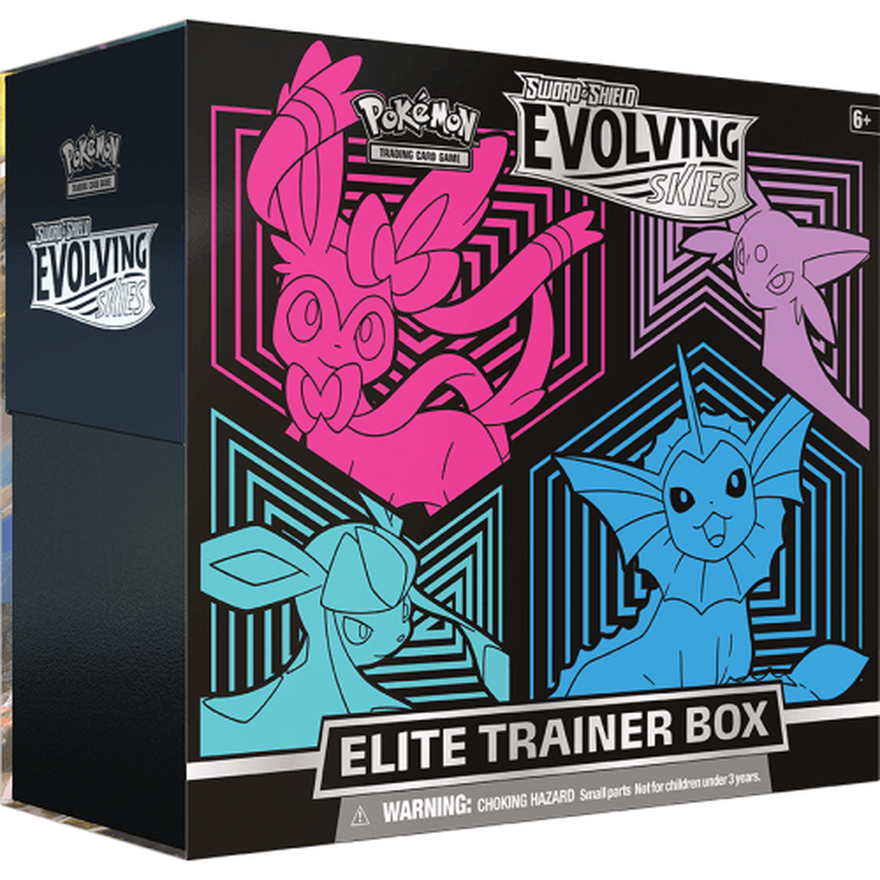 Pokemon Evolving Skies Elite Trainer Box - Sylveon Espeon Glaceon Vaporeon