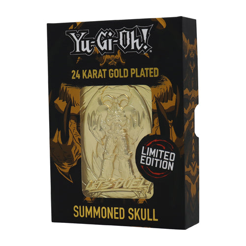 Yugioh Summoned Skull Limited Edition Gold Card